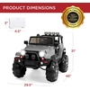image:imageBest Choice Products Kids 24V 2Seater Electric Ride On Car Truck w 132lb Weight Capacity Parent Control Bluetooth LED Lights  Ultimate PinkLight Gray