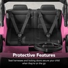 image:imageBest Choice Products Kids 24V 2Seater Electric Ride On Car Truck w 132lb Weight Capacity Parent Control Bluetooth LED Lights  Ultimate PinkPink