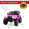 image:imageBest Choice Products Kids 24V 2Seater Electric Ride On Car Truck w 132lb Weight Capacity Parent Control Bluetooth LED Lights  Ultimate PinkPink