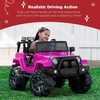 image:imageBest Choice Products Kids 24V 2Seater Electric Ride On Car Truck w 132lb Weight Capacity Parent Control Bluetooth LED Lights  Ultimate PinkPink