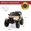 image:imageBest Choice Products Kids 24V 2Seater Electric Ride On Car Truck w 132lb Weight Capacity Parent Control Bluetooth LED Lights  Ultimate PinkSand