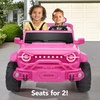 image:imageBest Choice Products Kids 24V 2Seater Electric Ride On Car Truck w 132lb Weight Capacity Parent Control Bluetooth LED Lights  Ultimate PinkUltimate Pink