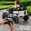 image:imageBest Choice Products Kids 24V 2Seater Electric Ride On Car Truck w 132lb Weight Capacity Parent Control Bluetooth LED Lights  Ultimate PinkWhite