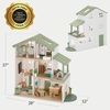 image:imageBest Choice Products Modern Wooden Dollhouse for Kids 3Story Doll House with 40 Furniture Accessories Interactive Dollhouse Set with Dolls MultiRoom Design for Girls amp Boys  SageSage