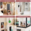 image:imageBest Choice Products Modern Wooden Dollhouse for Kids 3Story Doll House with 40 Furniture Accessories Interactive Dollhouse Set with Dolls MultiRoom Design for Girls amp Boys  SageBlack