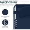 image:imageBest Choice Products Oversized Zero Gravity Chair Folding Outdoor Patio Lounge Recliner wCup Holder Accessory Tray Pillow  Dusty BlueIndigo