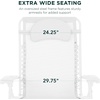 image:imageBest Choice Products Oversized Zero Gravity Chair Folding Outdoor Patio Lounge Recliner wCup Holder Accessory Tray Pillow  Dusty BlueSnow