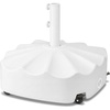 image:imageBest Choice Products 123lb Capacity Fillable Mobile Umbrella Base Heavy Duty Market Stand for Patio Deck Poolside Easy to move w 4 wheels  Wavy Design  BlackWhite