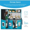 image:imageBest Choice Products Wooden Play Kitchen for Kids Pretend Play Cooking Toy Set with Sink Oven Microwave Refrigerator Ice Maker amp Accessories Kitchen Playset for Toddlers Ages 3  Plush PinkTeal