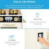 image:imageBest Choice Products Wooden Play Kitchen for Kids Pretend Play Cooking Toy Set with Sink Oven Microwave Refrigerator Ice Maker amp Accessories Kitchen Playset for Toddlers Ages 3  Plush PinkCream
