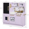 image:imageBest Choice Products Wooden Play Kitchen for Kids Pretend Play Cooking Toy Set with Sink Oven Microwave Refrigerator Ice Maker amp Accessories Kitchen Playset for Toddlers Ages 3  Plush PinkLavender