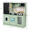 image:imageBest Choice Products Wooden Play Kitchen for Kids Pretend Play Cooking Toy Set with Sink Oven Microwave Refrigerator Ice Maker amp Accessories Kitchen Playset for Toddlers Ages 3  Plush PinkSage
