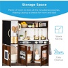 image:imageBest Choice Products Wooden Play Kitchen for Kids Pretend Play Cooking Toy Set with Sink Oven Microwave Refrigerator Ice Maker amp Accessories Kitchen Playset for Toddlers Ages 3  Plush PinkBrown