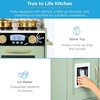 image:imageBest Choice Products Wooden Play Kitchen for Kids Pretend Play Cooking Toy Set with Sink Oven Microwave Refrigerator Ice Maker amp Accessories Kitchen Playset for Toddlers Ages 3  Plush PinkSage