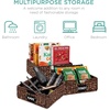 image:imageBest Choice Products Set of 4 9x12in Water Hyacinth Pantry Baskets Woven Organizers wChalkboard Label Chalk Marker  ChestnutBrown