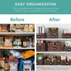 image:imageBest Choice Products Set of 4 9x12in Water Hyacinth Pantry Baskets Woven Organizers wChalkboard Label Chalk Marker  ChestnutChestnut