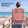 image:imageBest Choice Products Zero Gravity Beach Chair with Adjustable Canopy Folding Reclining Camp Lounge Chair with Backpack Straps amp Side Pocket Aluminum Frame Supports 250 lbs  Deep Sea StripeFlamingo