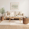 image:imageBest Choice Products 2Piece Round Nesting Baskets WHandles Handwoven Water Hyacinth Plant Holder Laundry Basket Storage Organizer Tote Bins for Bedroom Living Room amp Laundry Room  ChestnutChestnut