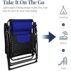 image:imageBest Choice Products Oversized Padded Zero Gravity Chair wCanopy Headrest Cup Holder Side Tray Folding Outdoor Patio Recliner Lounger  BeigeBlackBlue
