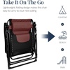 image:imageBest Choice Products Oversized Padded Zero Gravity Chair wCanopy Headrest Cup Holder Side Tray Folding Outdoor Patio Recliner Lounger  BeigeBlackBrown