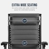 image:imageBest Choice Products Oversized Padded Zero Gravity Chair wCanopy Headrest Cup Holder Side Tray Folding Outdoor Patio Recliner Lounger  BeigeGrey