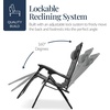 image:imageBest Choice Products Oversized Padded Zero Gravity Chair wCanopy Headrest Cup Holder Side Tray Folding Outdoor Patio Recliner Lounger  BeigeGrey