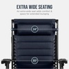 image:imageBest Choice Products Oversized Padded Zero Gravity Chair wCanopy Headrest Cup Holder Side Tray Folding Outdoor Patio Recliner Lounger  BeigeNavy Blue